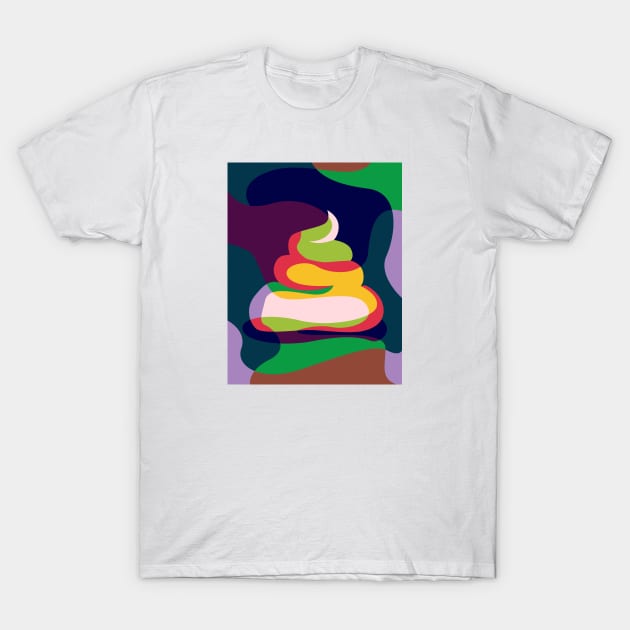 Colorful Shit T-Shirt by ipxi7_